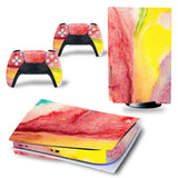 New White Playstation 5 Stickers Vinyl Decals PS5 Disk Skins Console Controllers