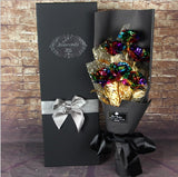 Valentine''s Day Gift on Tanabata Valentine''s Day Golden Rose 24K Golden Foil Rose Bundle for Marriage Creative Wedding for Wife and Girlfriend