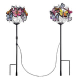 Waterproof Butterfly Shaped Solar Light, Outdoor Lighting, RGB, Durable