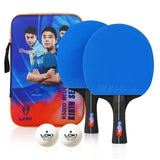 Table Tennis Rackets Pairs Of Shooting Beginners Entertainment Students