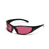 New Colorful Hollow Futuristic Tech Sunglasses