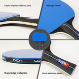 Table Tennis Rackets Pairs Of Shooting Beginners Entertainment Students
